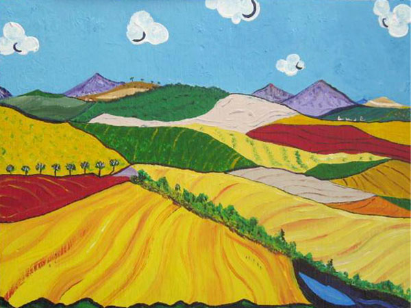 Acrylic on Plywood. © Roy Parkinson.