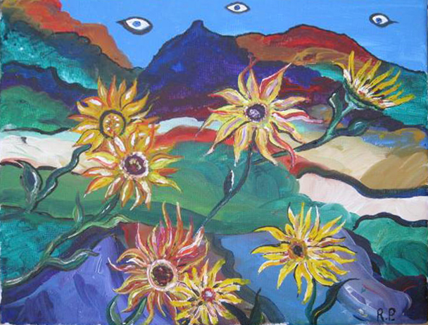 Inspired by The Beatles. Acrylic on Canvas. © Roy Parkinson 2015.